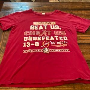Florida State FSU T-shirt. Short sleeve. AL. Great shape.